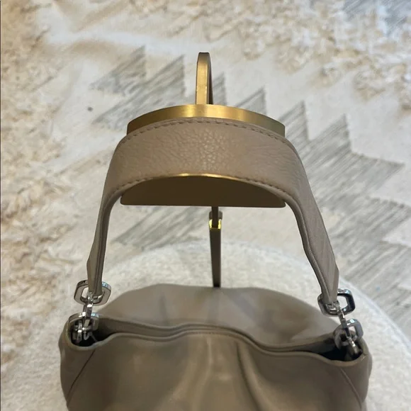 Tory Burch Taupe Leather Hobo Bag - Picture 5 of 7